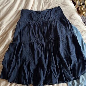 Chaps Women's Navy and Blue Skirt
